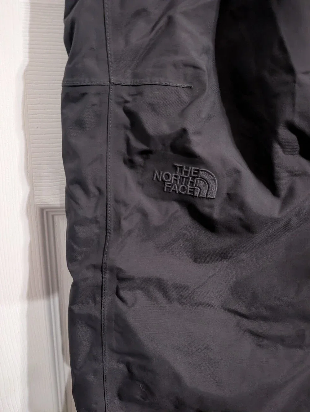North Face Mens Snow Pants Gray Hyvent Ski Snowboard Size Large *stains*